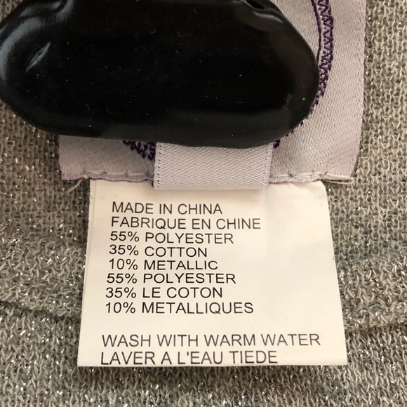 Muche Muchette metallic bell sleeve NWOT sweater - Picture 5 of 6